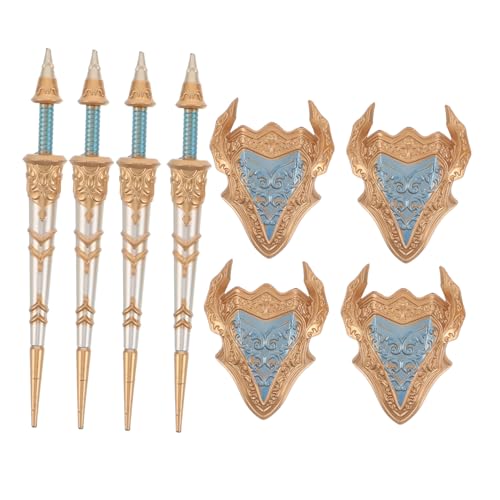 OFFIGAM 8 Stück Mini Bausteine Rollenspiele Römischer Soldat Zubehör Spielfigur Kostüm Cosplay Spiele Bauen Ritter Actionfiguren Aus Kunststoff von OFFIGAM