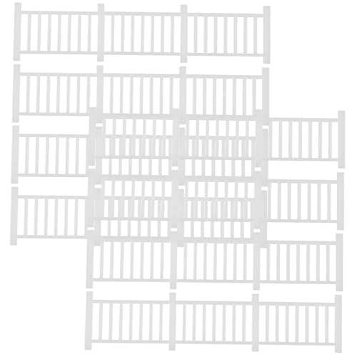 OFFIGAM 8 Stück Mini-Zaun Weiß Miniatur Puppe Kanten Lamellen klein Grenze Zaundekoration Mikro malen für Gartendekoration Landschaftsschmuck Zaun-Modell Mini -Zaun Szenenlayout- Abs OFFIGAM 8 Stück Mini-Zaun Weiß Miniatur Puppe Kanten Lamellen klein Grenze Zaundekoration Mikro malen für Gartendekoration Landschaftsschmuck Zaun-Modell Mini -Zaun Szenenlayout- Abs von OFFIGAM