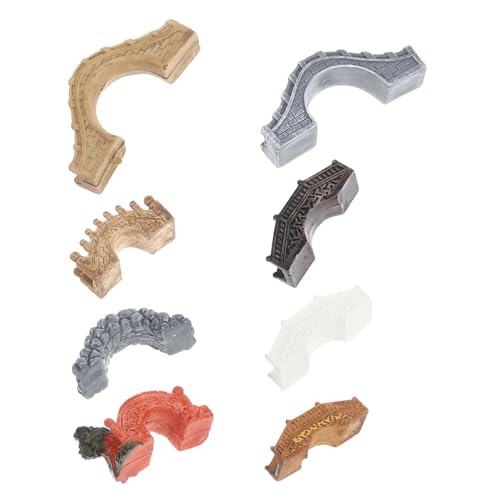 OFFIGAM 8 Stück Miniaturbrücke für Mikrolandschaften Teiliges Widerstandsfähigem Resin für Garten Dekorationen für Feengärten und Bonsai Projekte OFFIGAM 8 Stück Miniaturbrücke für Mikrolandschaften Teiliges Widerstandsfähigem Resin für Garten Dekorationen für Feengärten und Bonsai Projekte von OFFIGAM