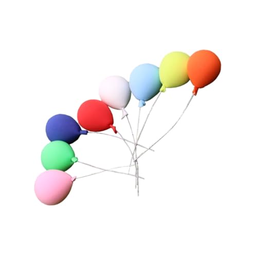 OFFIGAM 8 Stück Puppenhaus Ballon Feengarten Dekoration Ornament Für Puppenhaus Miniatur Ornament Kleine Miniatur Dekoration Mikro Landschaftszubehör Ballon Modell Bunter OFFIGAM 8 Stück Puppenhaus Ballon Feengarten Dekoration Ornament Für Puppenhaus Miniatur Ornament Kleine Miniatur Dekoration Mikro Landschaftszubehör Ballon Modell Bunter von OFFIGAM