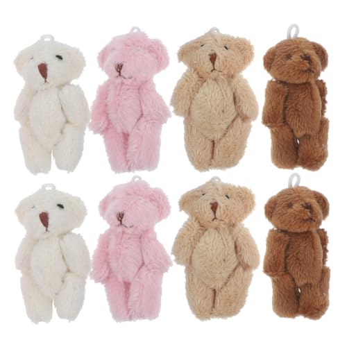 OFFIGAM 8 Stück Teiliges Mini Plüsch Anhänger für Shower Deko Diy Plüsch Tier Ornament Niedlicher Schlüsselanhänger Farben für Partys und von OFFIGAM