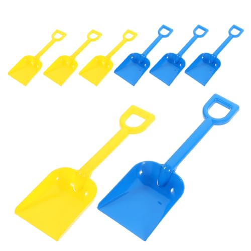 OFFIGAM 8 Teiliges Set Kindersandschaufel Gartenkelle Kindergartengeräte Grabschaufel Für Den Strand Kindergartenwerkzeug Schaufelstütze Kinderstrandspielzeug Spielplatzspielzeug Aus von OFFIGAM
