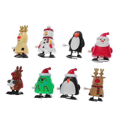 OFFIGAM 8Stücke Aufzieh Für Weihnachten Lustige Und Kreative Wind Up Spielzeuge Für Verschiedene Charaktere Als Geschenktütenfüller von OFFIGAM