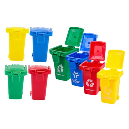 OFFIGAM 8Stücke Mini Schreibtischmülleimer Mit Klappdeckel Dekorative Abfallbehälter Für Büro Und Kinderzimmer Kompakte Abfalleimer Im Praktischen Design Für Effiziente Mülltrennung OFFIGAM 8Stücke Mini Schreibtischmülleimer Mit Klappdeckel Dekorative Abfallbehälter Für Büro Und Kinderzimmer Kompakte Abfalleimer Im Praktischen Design Für Effiziente Mülltrennung von OFFIGAM