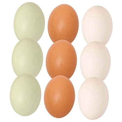 OFFIGAM 9Stücke Teiliges Gefälschter Holzeier Dekorative Simulationseier Für Kreative Ostern DIY Handwerk Und Partydekorationen Natürlichen Farben Eierfarbe OFFIGAM 9Stücke Teiliges Gefälschter Holzeier Dekorative Simulationseier Für Kreative Ostern DIY Handwerk Und Partydekorationen Natürlichen Farben Eierfarbe von OFFIGAM