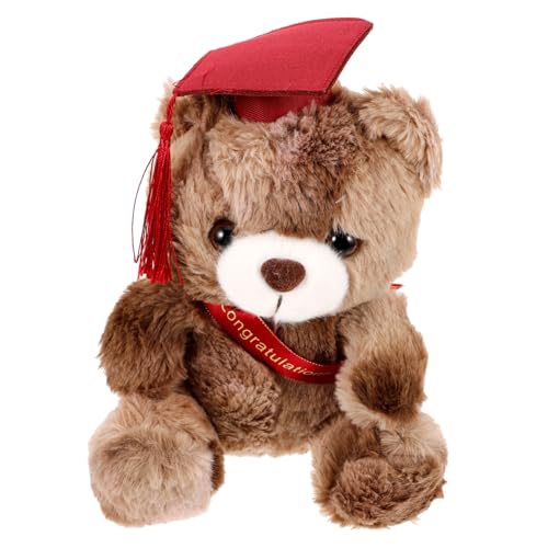 OFFIGAM Abschluss Bär Plüschtier mit Doktorhut Weiches Kuscheltier für Graduierung als für Absolventen Gemütliches Stofftier für Dekoration und Freude OFFIGAM Abschluss Bär Plüschtier mit Doktorhut Weiches Kuscheltier für Graduierung als für Absolventen Gemütliches Stofftier für Dekoration und Freude von OFFIGAM