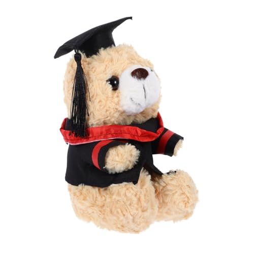 OFFIGAM Abschluss Bärenspielzeug aus Plüsch Entzückende Cartoon Bärenpuppe für Graduierung für Studenten Süßes und Langlebiges Kuscheltier von OFFIGAM