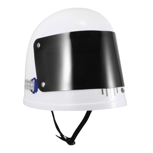 OFFIGAM Astronautenhelm für Verstellbarer Kunststoffhelm für Rollenspiele Halloween und Cosplay Weißer Spielzeughelm für Jungen und Mädchen für Kreatives und Fantasieentwicklung OFFIGAM Astronautenhelm für Verstellbarer Kunststoffhelm für Rollenspiele Halloween und Cosplay Weißer Spielzeughelm für Jungen und Mädchen für Kreatives und Fantasieentwicklung von OFFIGAM