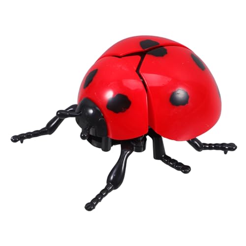 OFFIGAM Aufziehspielzeug Realistisches Simulation Ladybug für Mechanisches Insektenmodell für Drinnen und Draußen Sicheres Material von OFFIGAM