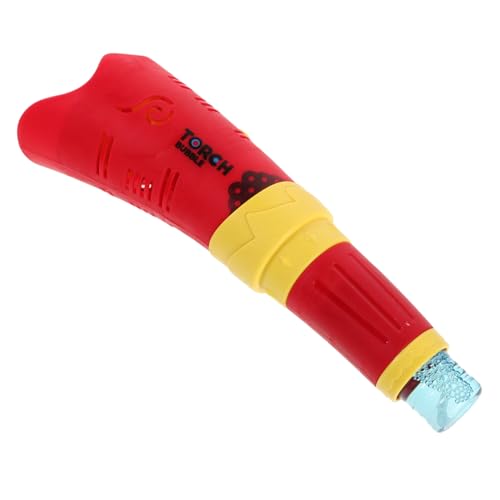 OFFIGAM Automatische Elektrische Bubble Machine im Fackel Design mit Bunten LED Lichtern und Musik Mehrlochiger Bubble Maker für Kindergeburtstage Hochzeiten und Sommerliche Outdoor Partys von OFFIGAM
