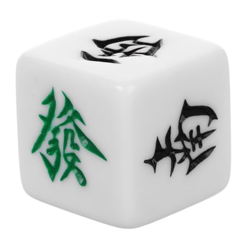 OFFIGAM Azimutwürfel Partygeschenk große Würfel Spiel Würfel Mahjong-Würfel Würfel für Spiel Spiel-Requisiten kleine Würfel tragbare Würfel Plastik von OFFIGAM