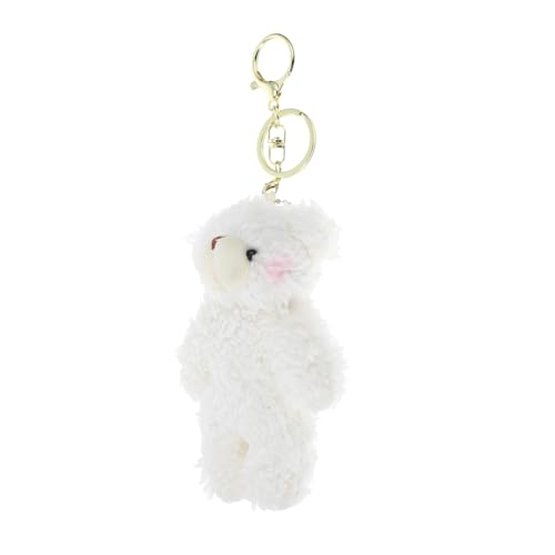 OFFIGAM Bär Schlüsselanhänger Kawaii Schlüsselanhänger Plüschbärenanhänger Schlüsselanhänger Für Taschen Plüschtier-anhänger Bär Plüsch Schlüsselanhänger Pelziger Anhänger Weiß Legierung OFFIGAM Bär Schlüsselanhänger Kawaii Schlüsselanhänger Plüschbärenanhänger Schlüsselanhänger Für Taschen Plüschtier-anhänger Bär Plüsch Schlüsselanhänger Pelziger Anhänger Weiß Legierung von OFFIGAM