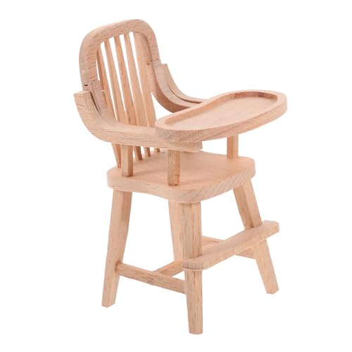 OFFIGAM Bezaubernder Mini Hochstuhl für Puppen Holz DIY Möbel für Kinderzimmer Desktop Miniaturstuhl für Puppenhaus Dekoration Spielzeugzubehör für Kreative Miniaturszenen OFFIGAM Bezaubernder Mini Hochstuhl für Puppen Holz DIY Möbel für Kinderzimmer Desktop Miniaturstuhl für Puppenhaus Dekoration Spielzeugzubehör für Kreative Miniaturszenen von OFFIGAM