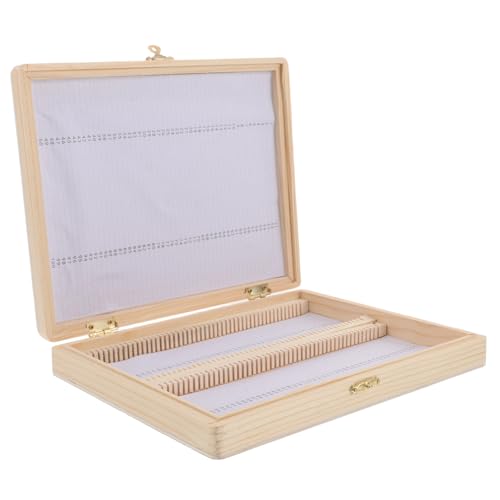 OFFIGAM Elegantes Probenbox-Set Aus Holz Für Mikroskope Aufbewahrung Von 100 Objektträgern Lehrproben-Organizer Mikroskop-objektträgerbehälter Abschnittshalter OFFIGAM Elegantes Probenbox-Set Aus Holz Für Mikroskope Aufbewahrung Von 100 Objektträgern Lehrproben-Organizer Mikroskop-objektträgerbehälter Abschnittshalter von OFFIGAM
