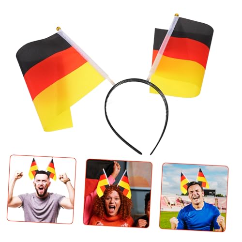 OFFIGAM Deutschland Flaggen Haarreif Patriotisches Kopfband für Fußball Partys und Veranstaltungen für Fans und Cheerleader für Europameisterschaft OFFIGAM Deutschland Flaggen Haarreif Patriotisches Kopfband für Fußball Partys und Veranstaltungen für Fans und Cheerleader für Europameisterschaft von OFFIGAM