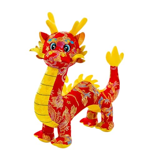 OFFIGAM Drachenpuppe Chinesisches Neujahrspuppenspielzeug Chinesisches Neujahrsmaskottchenspielzeug Niedliches Stofftier Drachenspielzeug Im Chinesischen Stil Drache Stofftiere OFFIGAM Drachenpuppe Chinesisches Neujahrspuppenspielzeug Chinesisches Neujahrsmaskottchenspielzeug Niedliches Stofftier Drachenspielzeug Im Chinesischen Stil Drache Stofftiere von OFFIGAM