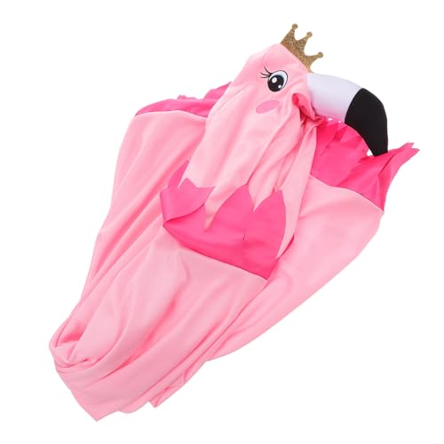 OFFIGAM Flamingo Cape Für Kinder Und Erwachsene Tierdesign Kapuze Cloak Cosplay -kostüm Für Halloween, Weihnachtsfeiern Dress -up Requisiten von OFFIGAM