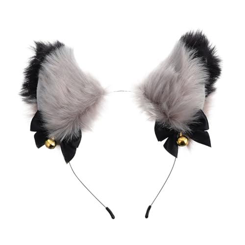 OFFIGAM Flauschiges Fuchs Haarband mit Ohren für Erwachsene Party Accessoire für Cosplay und Kostümpartys Leicht und Tragbar Perfektes Outfit Detail von OFFIGAM