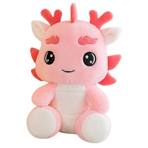 OFFIGAM Glückverheißendes Jahr des Drachen 2024 Plüsch-drachenspielzeug Kuscheltier Drache Drachenspielzeug Im Chinesischen Stil Plüschdrache Drachenpuppe Plüschtier Rosa Pp Baumwolle von OFFIGAM