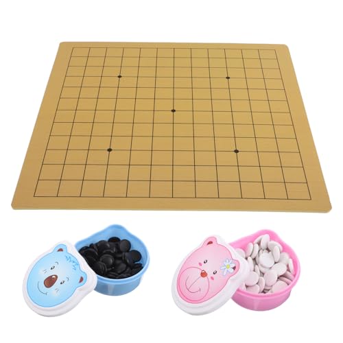 OFFIGAM Go-spielset Für Anfänger Für Kinder, Doppelseitiges Cartoon-Brett, Bärenthema, Tisch-reiseschach-Set, Pädagogisches Strategiespiel Zur Entwicklung Von Fähigkeiten OFFIGAM Go-spielset Für Anfänger Für Kinder, Doppelseitiges Cartoon-Brett, Bärenthema, Tisch-reiseschach-Set, Pädagogisches Strategiespiel Zur Entwicklung Von Fähigkeiten von OFFIGAM