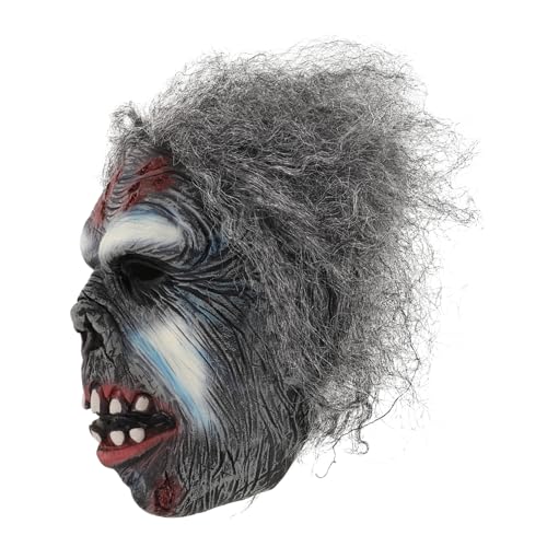 OFFIGAM Halloween Gruselige Horrible Kopfmaske für Kostümpartys für Halloween Deko Cosplay Einzigartiges Design für Unvergessliche Erlebnisse für Maskeraden und Schaurige Anlässe von OFFIGAM