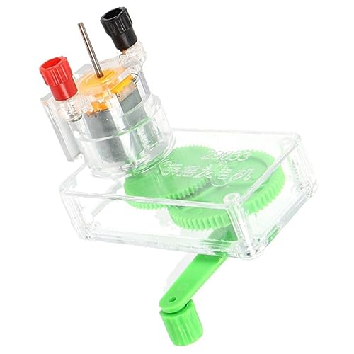 OFFIGAM Handkurbelgenerator Für Physikalisches Experiment Elektrizitätsset Für Schüler DIY Notstromgenerator Für Wissenschaftliche Experimente OFFIGAM Handkurbelgenerator Für Physikalisches Experiment Elektrizitätsset Für Schüler DIY Notstromgenerator Für Wissenschaftliche Experimente von OFFIGAM