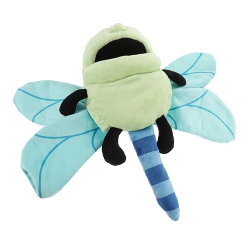 OFFIGAM Handpuppe Libelle aus Plüsch Interaktive Geschichtenerzählpuppe für Fördert Motorische Fähigkeiten und Kommunikation für Rollenspiele und Geschichten von OFFIGAM