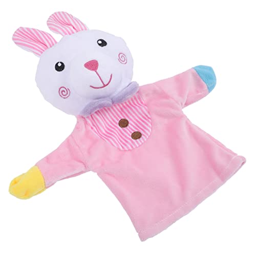 OFFIGAM Handpuppe Tierpuppen für Niedlicher Hase Interaktives Puppentheater aus Hochwertigem Material für Kreative Spielstunden Fördert Koordination und Kommunikation von OFFIGAM