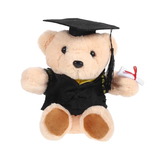 OFFIGAM Herzlichen Glückwunsch Party Abschlussbär Plush Dupp Für Absolventen Abschlusssaison Stofftierbär Stoff -abschlussbär Doll Puppe von OFFIGAM