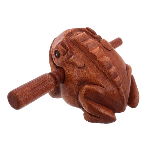 OFFIGAM Holz Frosch Guiro Rasp Handgefertigtes Holz Percussion Instrument Tierform Kreatives für Zuhause und Büro Einzigartige Handwerkskunst OFFIGAM Holz Frosch Guiro Rasp Handgefertigtes Holz Percussion Instrument Tierform Kreatives für Zuhause und Büro Einzigartige Handwerkskunst von OFFIGAM