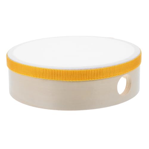 OFFIGAM Holz Handtrommel für Leichtes Percussion Instrument für Musikpartys Tanz und Schulprojekte Hochwertige Verarbeitung Klarer für Kleine Musiker von OFFIGAM