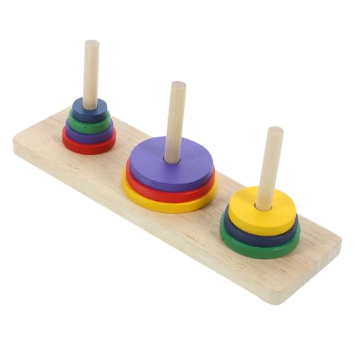 OFFIGAM Holz Hanoi Puzzle für Erwachsene Intellektuelles Brettspiel für DIY Partys und Kreative Freizeitgestaltung für Unterhaltung OFFIGAM Holz Hanoi Puzzle für Erwachsene Intellektuelles Brettspiel für DIY Partys und Kreative Freizeitgestaltung für Unterhaltung von OFFIGAM