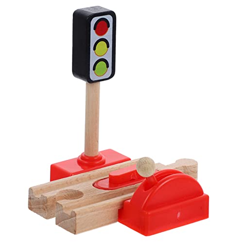 OFFIGAM Holzbahn Zubehör Straßenblock für Eisenbahnspielzeug Simulation Modell mit Dekorativem Sicher und Langlebig für Zugliebhaber OFFIGAM Holzbahn Zubehör Straßenblock für Eisenbahnspielzeug Simulation Modell mit Dekorativem Sicher und Langlebig für Zugliebhaber von OFFIGAM
