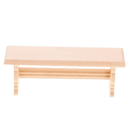 OFFIGAM Holzbank Modell für Puppenhaus Dekorative Möbel für Miniaturen für Wohnzimmer Esszimmer und Schlafzimmer aus Hochwertigem Holz Gefertigt OFFIGAM Holzbank Modell für Puppenhaus Dekorative Möbel für Miniaturen für Wohnzimmer Esszimmer und Schlafzimmer aus Hochwertigem Holz Gefertigt von OFFIGAM