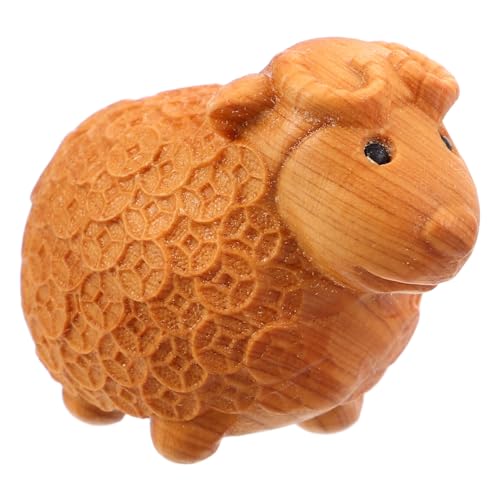 OFFIGAM Holzschnitzerei Ornamente Schaf Kleine Figuren Holzschnitzerei Tierornamente Miniatur Tiere Holztierfiguren Mini Tierfiguren Holz Hellbraun OFFIGAM Holzschnitzerei Ornamente Schaf Kleine Figuren Holzschnitzerei Tierornamente Miniatur Tiere Holztierfiguren Mini Tierfiguren Holz Hellbraun von OFFIGAM