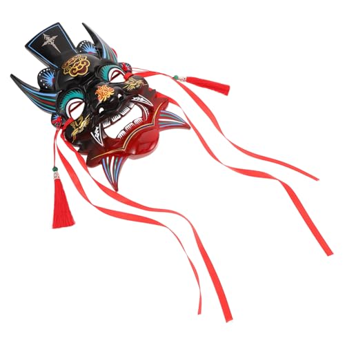 OFFIGAM Karnevalsmaske: Handbemalte Traditionelle Chinesische Maske Für Fotografie – Partyzubehör Für Das Ganze Gesicht Für Partyfestivals Und Kostümrequisiten von OFFIGAM