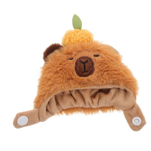 OFFIGAM Kawaii Plüsch Tierhut für Puppen Cartoon Meerschweinchen Kopfbedeckung für Halloween und Cosplay Puppenzubehör für Kreative Rollenspiele OFFIGAM Kawaii Plüsch Tierhut für Puppen Cartoon Meerschweinchen Kopfbedeckung für Halloween und Cosplay Puppenzubehör für Kreative Rollenspiele von OFFIGAM