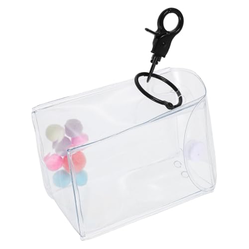 OFFIGAM Klarer Aufbewahrungsbeutel für Puppen Mini Tragetasche mit Schlüsselanhänger Transparentes Display für Figuren und Sammlerstücke für Accessoires OFFIGAM Klarer Aufbewahrungsbeutel für Puppen Mini Tragetasche mit Schlüsselanhänger Transparentes Display für Figuren und Sammlerstücke für Accessoires von OFFIGAM