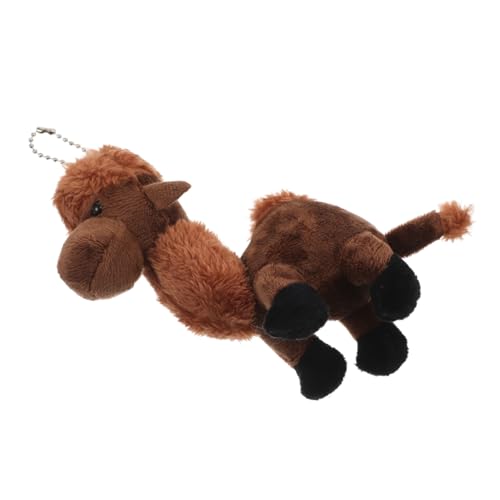 OFFIGAM Kleiner Kamel Plüschanhänger Weiches Kuscheltier Cartoon Schlüsselanhänger für Taschen Rucksack Dekoration Vielseitiges für Wüstenliebhaber OFFIGAM Kleiner Kamel Plüschanhänger Weiches Kuscheltier Cartoon Schlüsselanhänger für Taschen Rucksack Dekoration Vielseitiges für Wüstenliebhaber von OFFIGAM