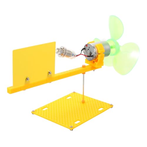 OFFIGAM Kleiner Windgenerator DIY Bildungstool für Experimente im Freien für Schüler Windkraftanlage Beobachtungs und Denkfähigkeiten Stabil und Kreativ für Wissenschaftliche Projekte und von OFFIGAM