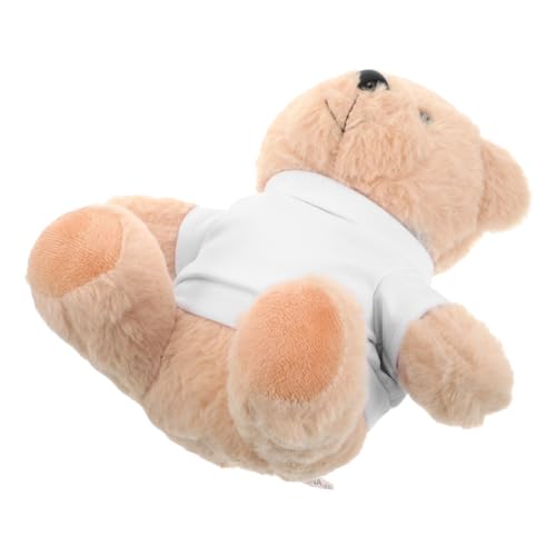 OFFIGAM Kuscheliger Plüschbär mit Leerem T Shirt für DIY Designs für Babypartys Geburtstage und Weihnachten Klein Perfektes für Plüschtier Enthusiasten OFFIGAM Kuscheliger Plüschbär mit Leerem T Shirt für DIY Designs für Babypartys Geburtstage und Weihnachten Klein Perfektes für Plüschtier Enthusiasten von OFFIGAM