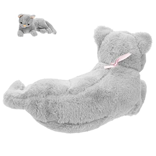 OFFIGAM Kuscheltier Katze Realistisches Plüschspielzeug für Graue Farbe Vielseitige Dekoration für Zuhause und Besondere Anlässe Niedliches Accessoire für Sofa und Bett OFFIGAM Kuscheltier Katze Realistisches Plüschspielzeug für Graue Farbe Vielseitige Dekoration für Zuhause und Besondere Anlässe Niedliches Accessoire für Sofa und Bett von OFFIGAM