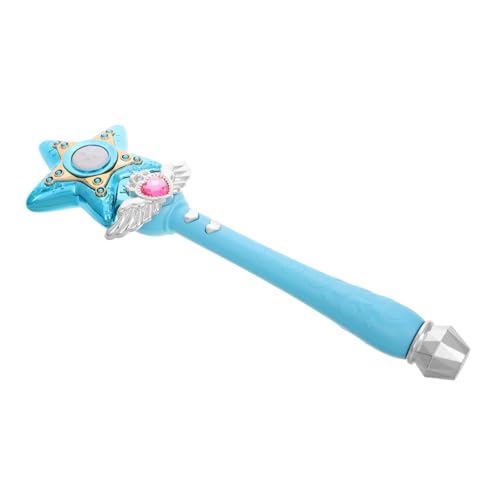 OFFIGAM Leuchtender Stern Zauberstab mit Musik für Mädchen Buntes Licht Fantasievolles Rollenspiel Geburtstags Mitgebsel für Sternenförmiges Design ohne Batterien von OFFIGAM