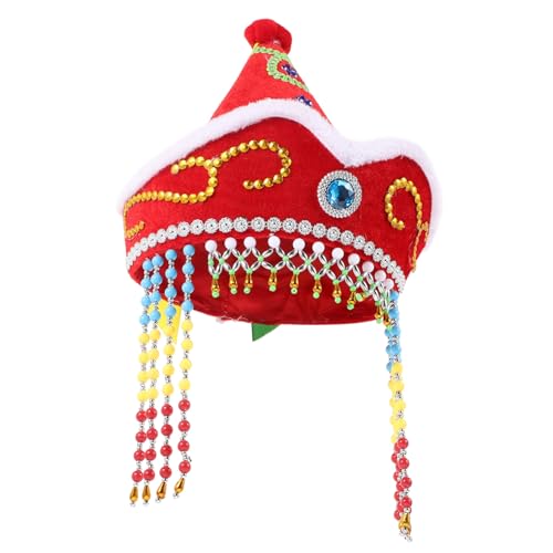 OFFIGAM Einzigartiger Kostümhut Im Chinesischen Stil Für Kinder Party Verkleidung Festival-kopfschmuck Rot OFFIGAM Einzigartiger Kostümhut Im Chinesischen Stil Für Kinder Party Verkleidung Festival-kopfschmuck Rot von OFFIGAM