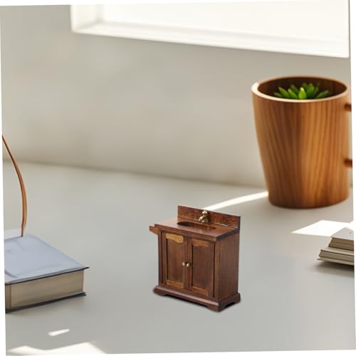 OFFIGAM Maßstab Waschbecken mit Stauraum Holz Puppenhaus Möbel Realistisches Badezimmer Zubehör für DIY Spielspaß und Sammler OFFIGAM Maßstab Waschbecken mit Stauraum Holz Puppenhaus Möbel Realistisches Badezimmer Zubehör für DIY Spielspaß und Sammler von OFFIGAM