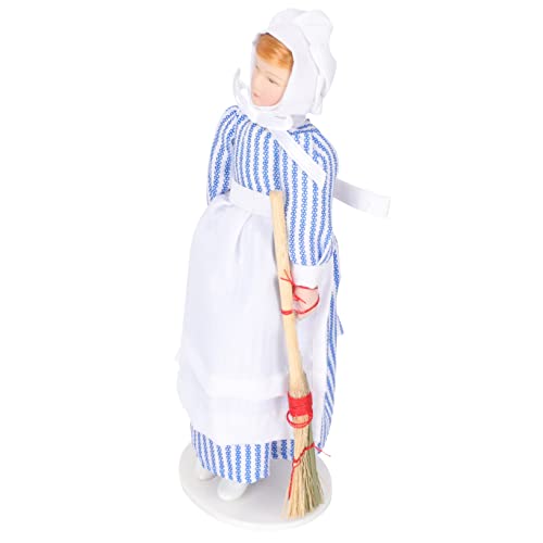 OFFIGAM Mini-Charaktermodelle schaufensterpuppe Keramikfiguren Auto-Dekoration Kochmodell Minifigurenmodelle Mini- nachgeahmte Menschenfiguren Miniaturmenschen Modell Stoff von OFFIGAM