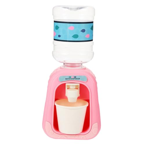 OFFIGAM Mini-Puppenhaus winziger Wasserspender Puppenhaus-Wasserspender Desktop-Wasserbrunnen lustiges dekorativer Mini-Wasserspender Desktop-Wasserspender kleines Modell Plastik von OFFIGAM