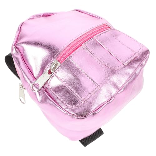 OFFIGAM Mini Schultasche für Puppen Niedlicher Mikrorucksack Dekoratives Mini Zubehör für Handwerkskunst für Puppenhaus Dekoration und Accessoires von OFFIGAM