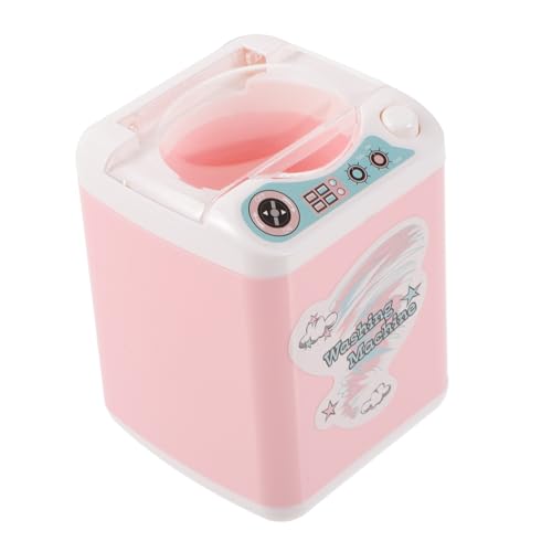 OFFIGAM Mini Waschmaschine für Kreatives Make Up Pinseln und Schwämmen Pinkes Realistisches Design ohne Batterien Spaß und für Kleine Hände von OFFIGAM