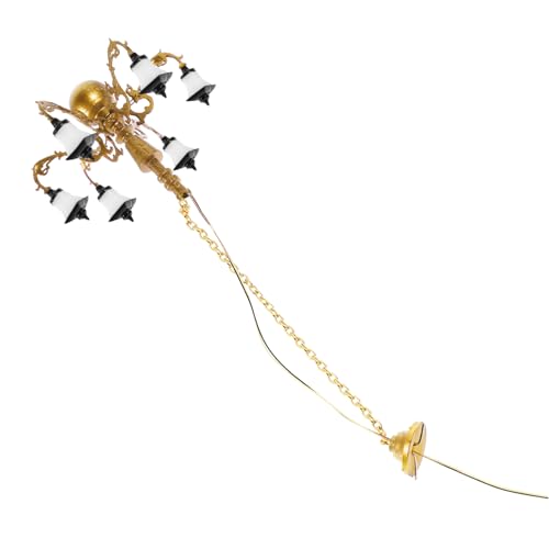 OFFIGAM Miniatur Lampe für Puppenhaus Goldene und Schwarze Landschaftsdeko mit Warmweißem Licht für DIY Projekte und Märchenzimmer Hochwertige Modellbau Beleuchtung für Puppenzubehör OFFIGAM Miniatur Lampe für Puppenhaus Goldene und Schwarze Landschaftsdeko mit Warmweißem Licht für DIY Projekte und Märchenzimmer Hochwertige Modellbau Beleuchtung für Puppenzubehör von OFFIGAM